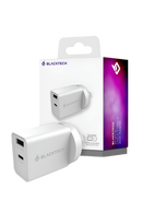 Blacktech 20W Dual Port USB-C PD Fast Wall Charger with Smart IC
