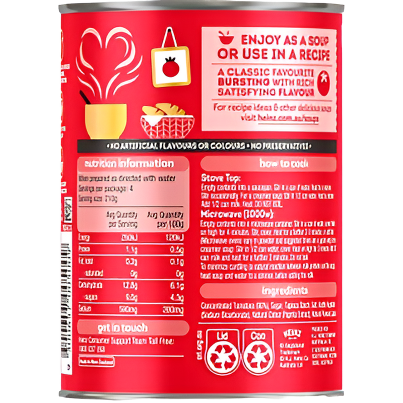 Heinz Big Red Condensed Tomato Soup 420g