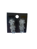 Small Floral Drop & Dangle Earrings (White)