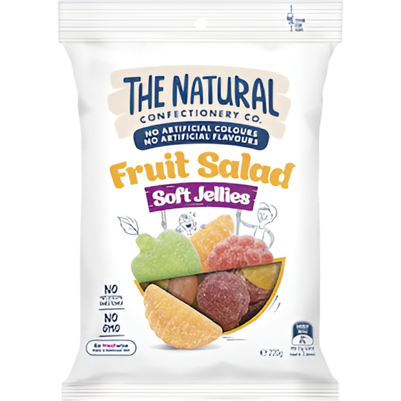 The Natural Confectionery Fruit Salad Soft Jellies 220g