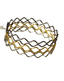 Spiral bangles for kids (Age 0-3), Set of 3 (Golden, Silver and Copper)