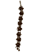 Elegant Floral Bracelet (Brown)