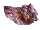 Women's Gauze Scarves, Summer Sun Protection, Breathable Shawls, Retro Coarse Raw Edge Silk Scarves