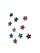 Embellishments Multicolour Stars (Small size) (Pack of 10)