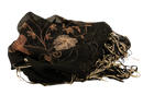 Women's Gauze Scarves, Summer Sun Protection, Breathable Shawls, Retro Coarse Raw Edge Silk Scarves