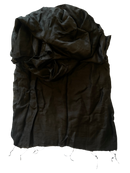Women's Satin Scarves, Summer Sun Protection, Breathable Shawls, Retro Coarse Raw Edge Silk Scarves