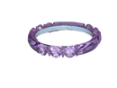 Purple translucent bangle for kids (Age 0-3)