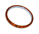 Orange-black translucent bangle for kids (Age 3-6)