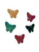 Embellishments Multicolour Pastel Butterfly (Large size) (Pack of 5)