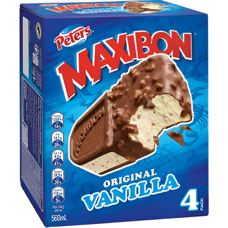 Peter's Maxibon Vanilla 4 pack