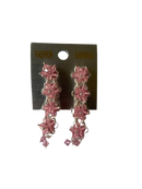 Floral Drop & Dangle Earrings (Hot Pink)