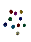 Embellishments Multicoloured Circles (Small size) (Pack of 10)