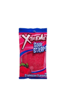Xtreme Strawberry Sour Straps 160g