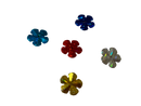 Embellishments Multicolour Flowers (Medium size) (Pack of 5)