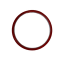 Red-black translucent bangle for kids (Age 0-4)