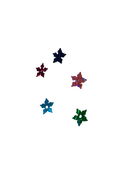 Embellishments Multicolour Stars (Small size) (Pack of 5)