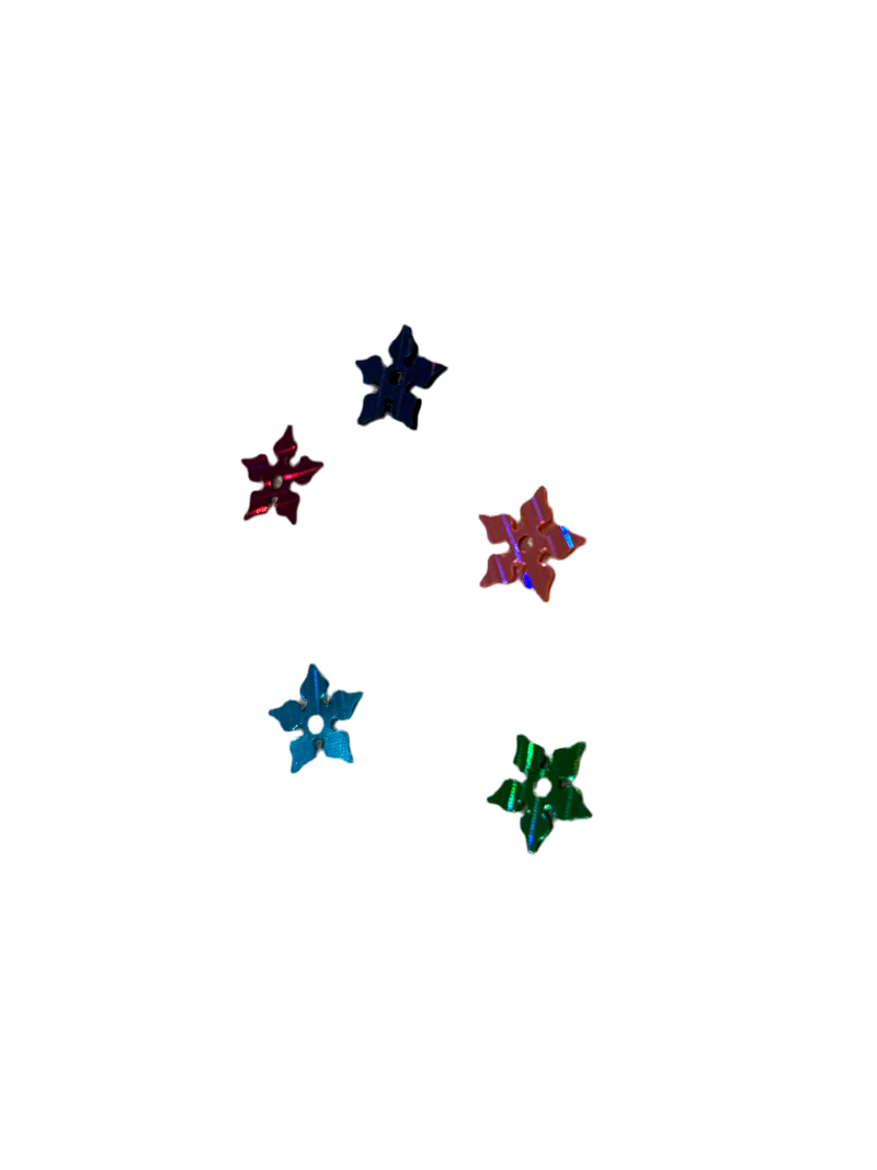 Embellishments Multicolour Stars (Small size) (Pack of 5)