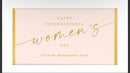GOLD ON BLUSH WOMENS DAY CHOCOLATE BARS - 12 Pack