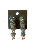 Floral Drop & Dangle Earrings (Multicolor)