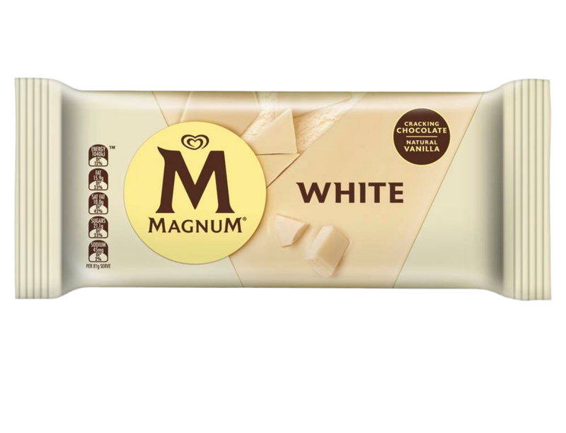 Magnum White Chocolate on a Stick