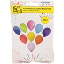 Korbond Party Balloons Assorted Colours 25 Pack