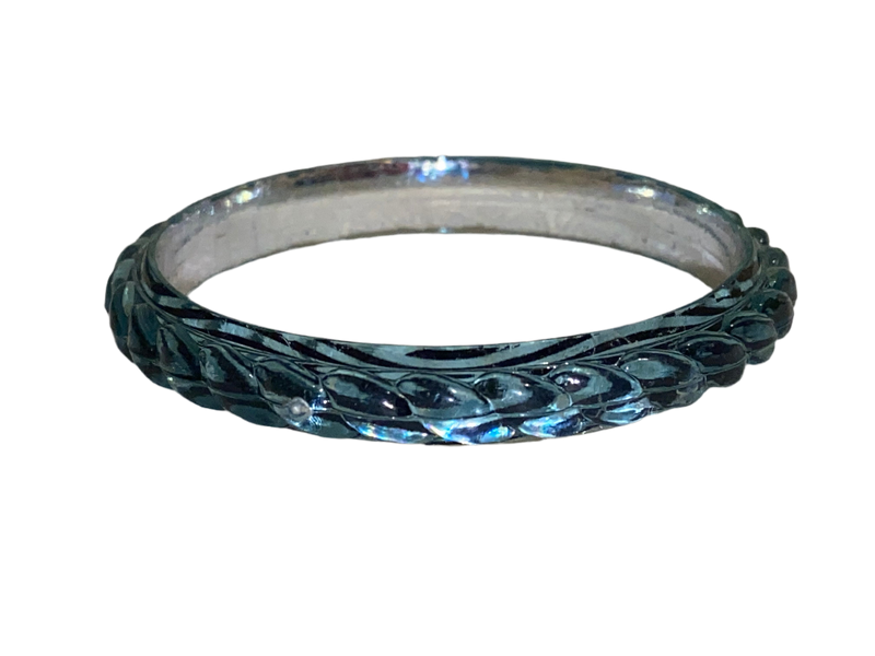 Blue translucent bangle for kids (Age 0-3)