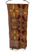 Women’s Pashmina Wool Blend Indian Handicraft Woven Shawls, Scarf, Wraps (Full length)