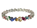 Multi-colour Crystals bangle for kids (Age 2-5)