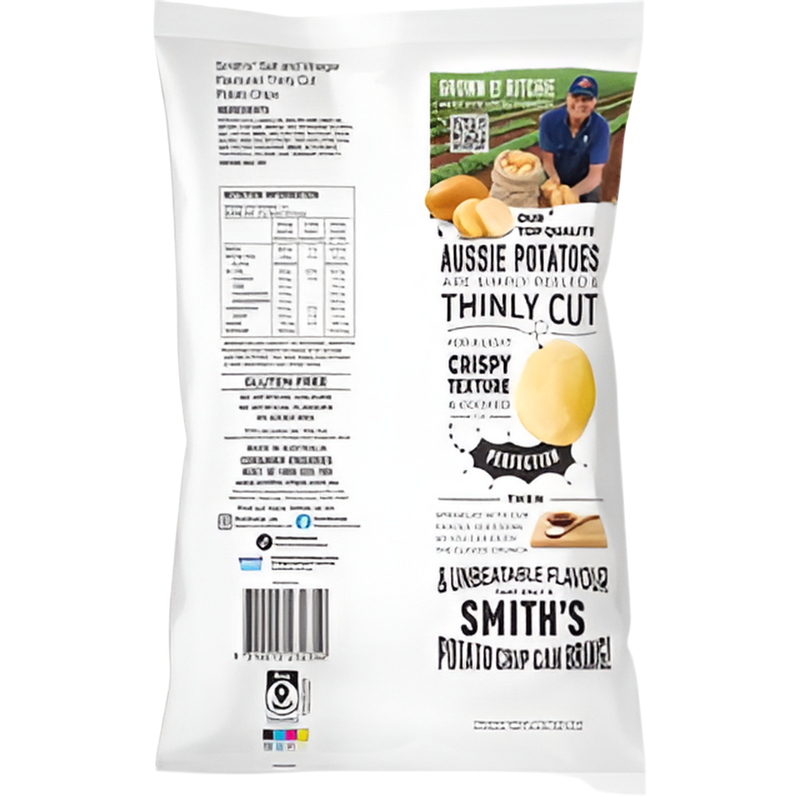 Smiths Thinly Cut Chips Salt and Vinegar 175g