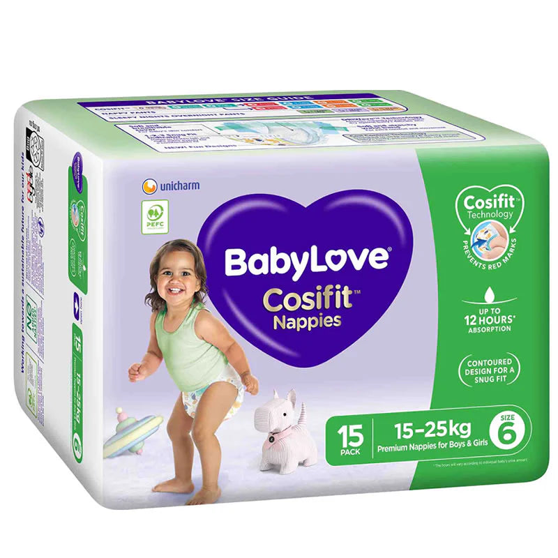 BabyLove Cosifit Nappies Junior 15-25kg | Pack of 15