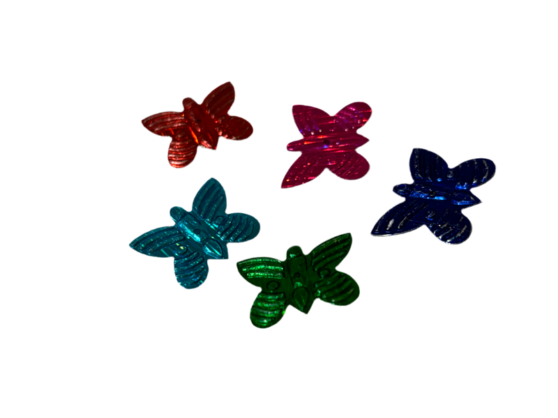 Embellishments Multicoloured Butterfly (Large size) (Pack of 5)