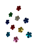 Embellishments Multicolour Flowers (Medium size) (Pack of 10)