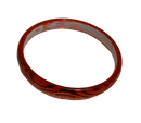Red-black translucent bangle for kids (Age 0-4)