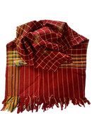 Women’s Pashmina Wool Blend Indian Handicraft Woven Shawls, Scarf, Wraps (Full length)