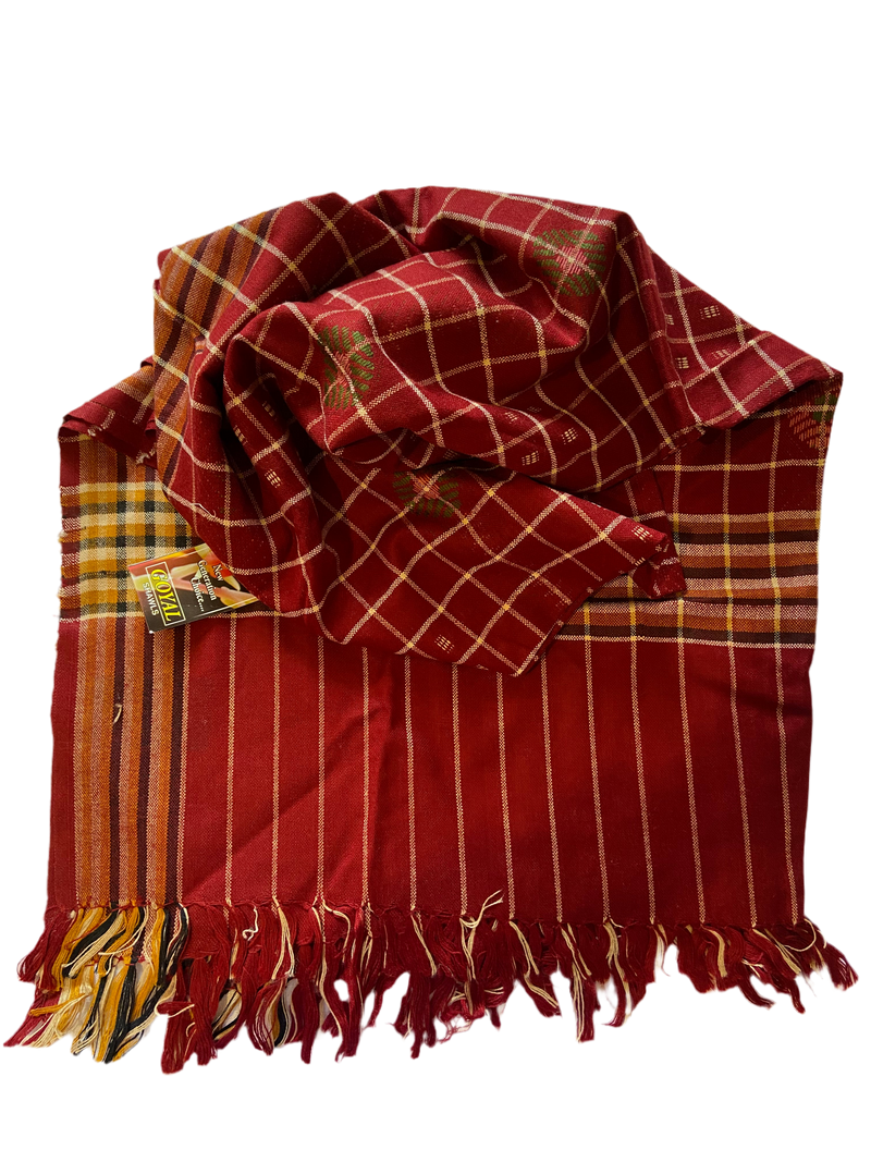 Women’s Pashmina Wool Blend Indian Handicraft Woven Shawls, Scarf, Wraps (Full length)