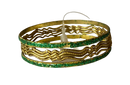 Golden and Green Bangles for kids (Age 0-3), Set of 6
