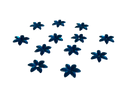 Embellishments Aqua stars (Pack of 12)