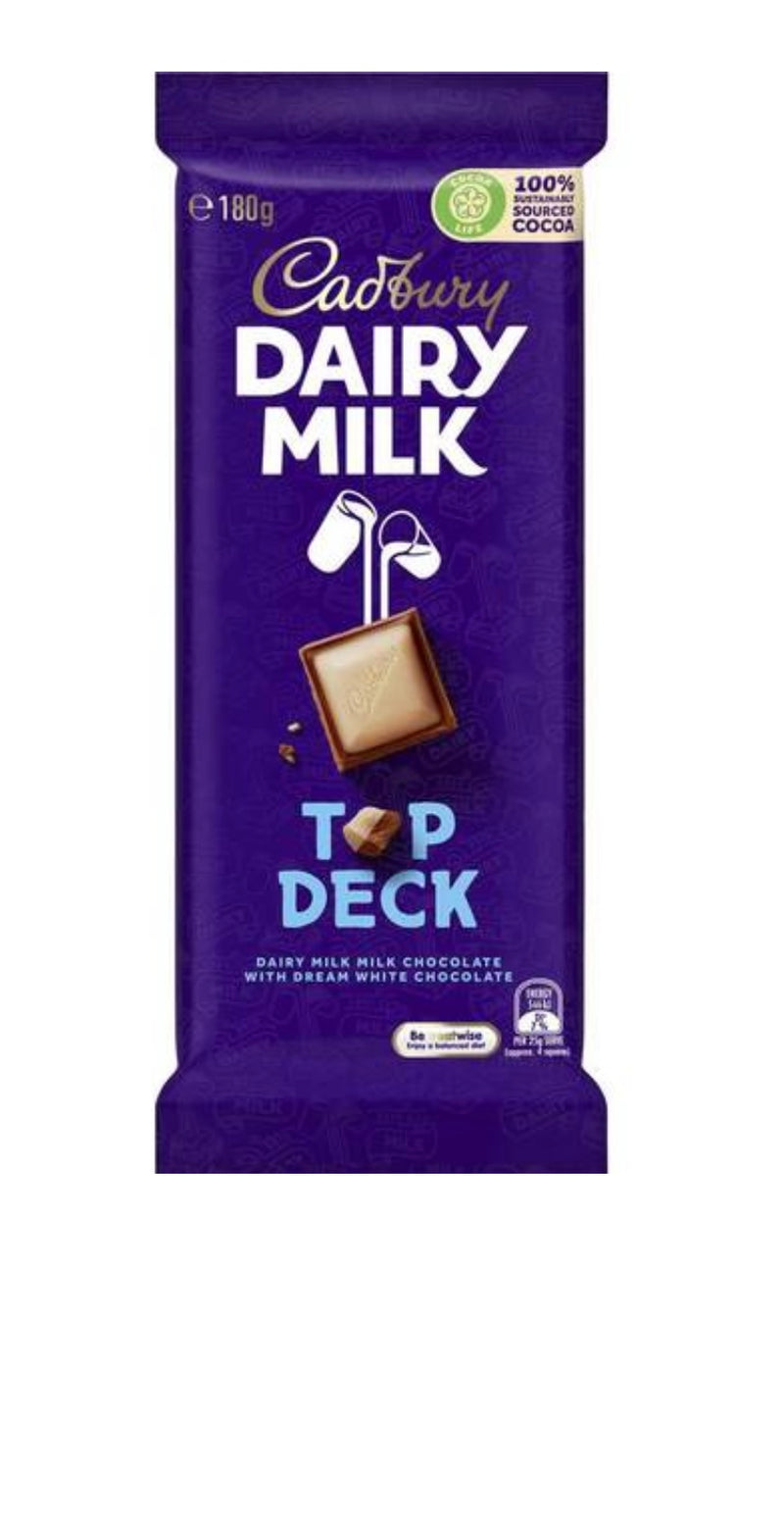 Cadbury Dairy Milk Top deck 180g