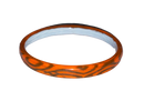 Orange-black translucent bangle for kids (Age 3-6)