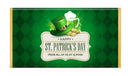 ARGYLE PERSONALISED ST PATRICK'S DAY CHOCOLATE BARS - 12 PACK