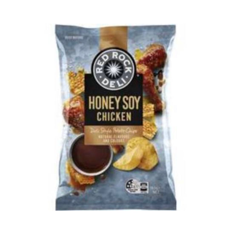 Red Rock Deli Chips Honey Soy Chicken 165g