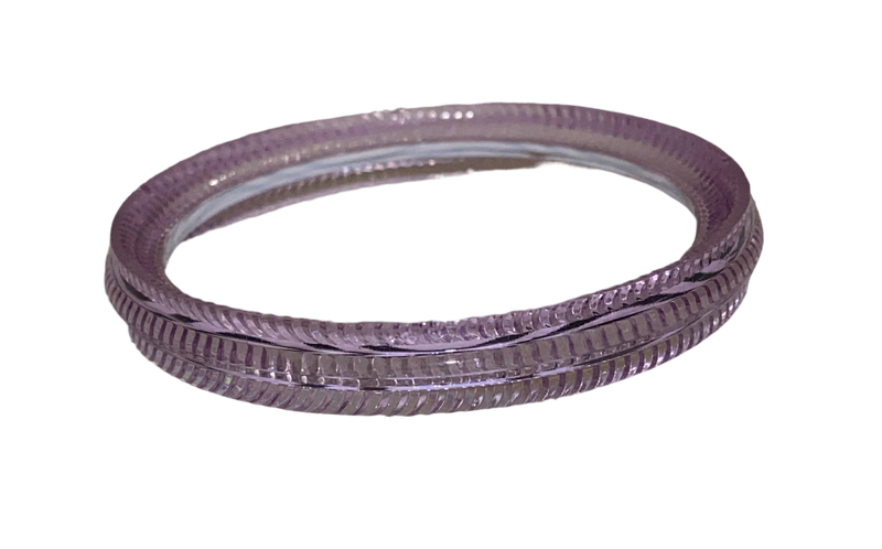 Purple & black translucent bangle for kids (Age 2-5)