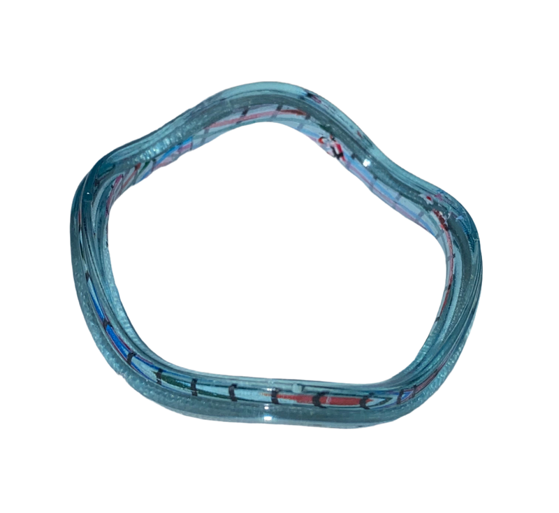 Light blue translucent bangle for kids (Age 1-4)