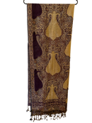 Women’s Pashmina Wool Blend Indian Handicraft Woven Shawls, Scarf, Wraps (Full length)