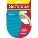 Sellotape Masking Tape 24mm X 18m Each