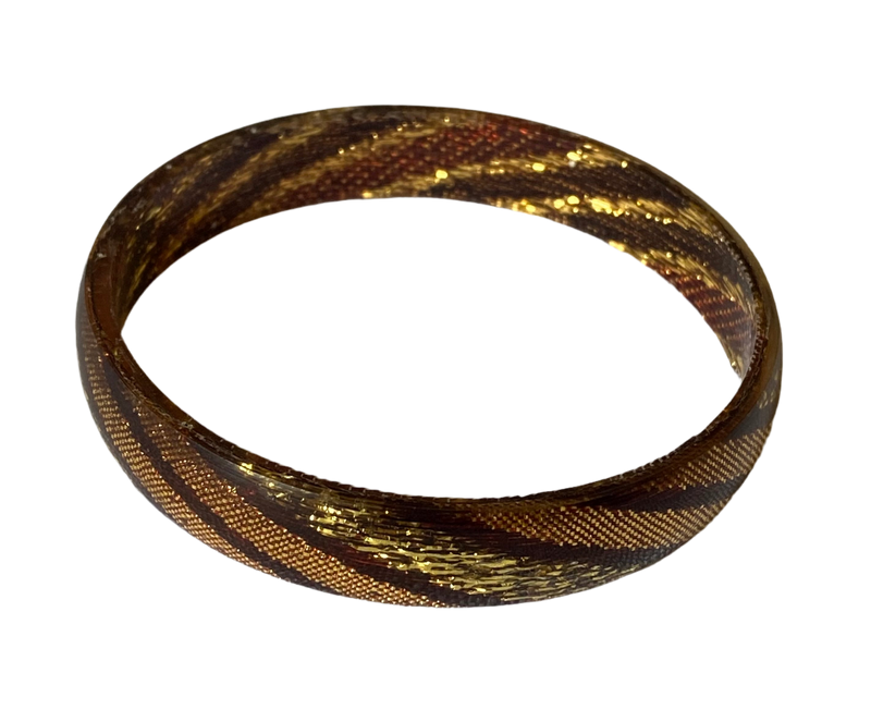 Golden-brown bangle with sparkles for kids (Age 2-6)