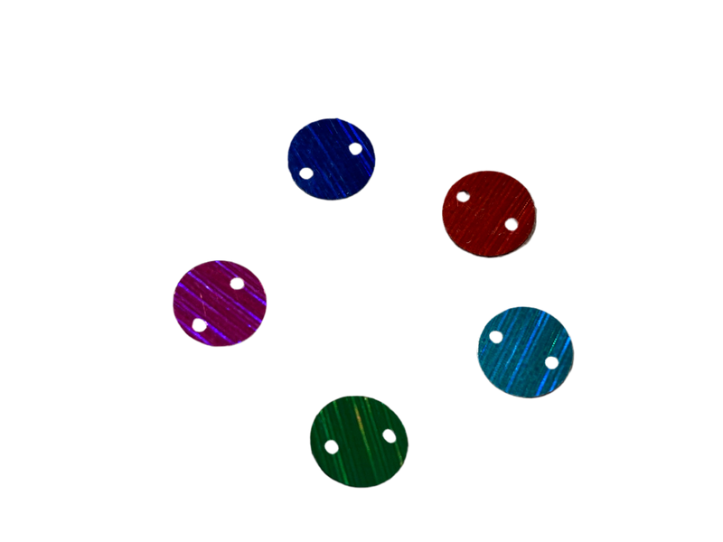 Embellishments Multicoloured Circles (Small size) (Pack of 5)