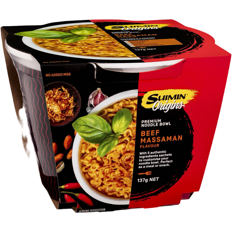 Suimin Noodles Beef Massaman Curry 137g