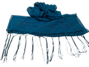 Women's Gauze Scarves, Summer Sun Protection, Breathable Shawls, Retro Coarse Raw Edge Silk Scarves