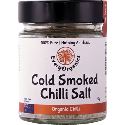 Cold Smoked Chilli Salt Organic Chilli 110g